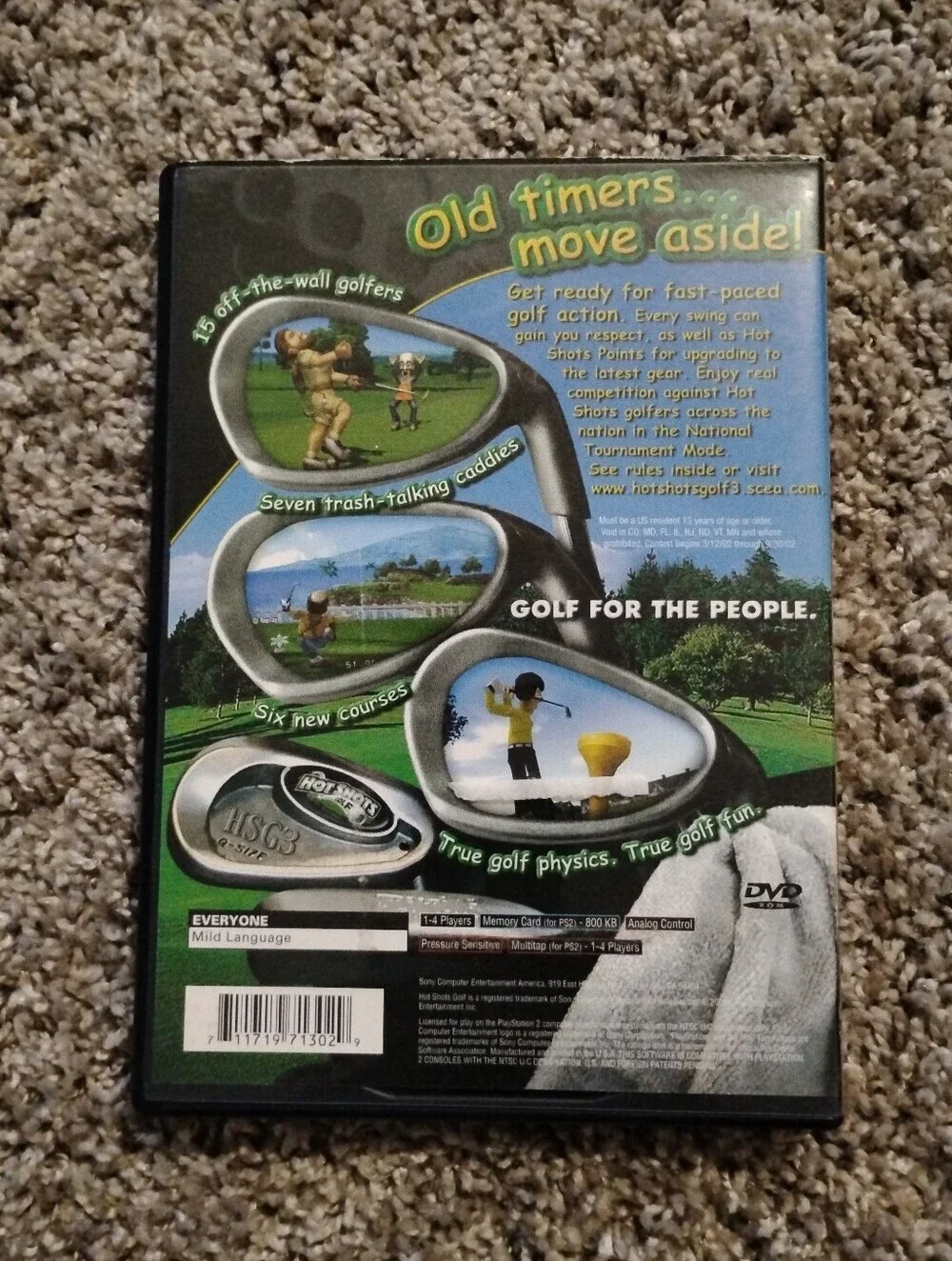 Hot Shots Golf 3 (PlayStation 2, PS2) - Complete in Box (CIB) w/ Manual